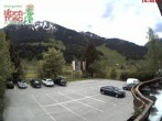 Archived image Webcam Town of Zöblen at Gasthof Alpenrose 13:00