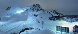 Archived image Webcam Top station of Reckmoos chairlift 19:00