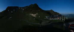 Archived image Webcam Top station of Reckmoos chairlift 18:00