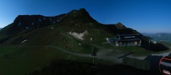 Archived image Webcam Top station of Reckmoos chairlift 20:00
