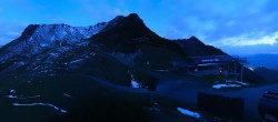 Archived image Webcam Top station of Reckmoos chairlift 22:00