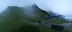 Archived image Webcam Top station of Reckmoos chairlift 19:00