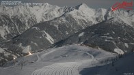 Archiv Foto Webcam Obertilliach: Skigebiet Golzentipp 22:00