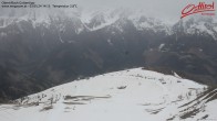 Archiv Foto Webcam Obertilliach: Skigebiet Golzentipp 13:00