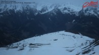 Archiv Foto Webcam Obertilliach: Skigebiet Golzentipp 19:00
