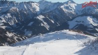 Archiv Foto Webcam Obertilliach: Skigebiet Golzentipp 13:00