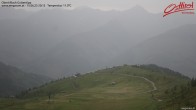 Archived image Webcam Obertilliach - Slopes Golzentipp 19:00