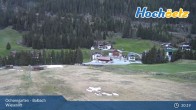 Archived image Webcam Hochoetz Wiesen Ski lift 00:00