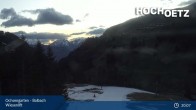 Archived image Webcam Hochoetz Wiesen Ski lift 02:00