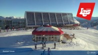 Archiv Foto Webcam Axamer Lizum: Blick vom Panoramarestaurant Hoadl-Haus 08:00