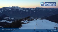 Archiv Foto Webcam Ski Juwel: Bergstation Pöglbahn am Wiedersbergerhorn 18:00