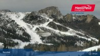 Archiv Foto Webcam Nassfeld: Blick ins Skigebiet 08:00