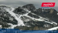 Archiv Foto Webcam Nassfeld: Blick ins Skigebiet 12:00