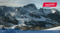 Archiv Foto Webcam Nassfeld: Blick ins Skigebiet 14:00