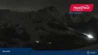 Archiv Foto Webcam Nassfeld: Blick ins Skigebiet 19:00