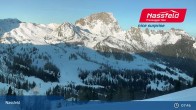 Archiv Foto Webcam Nassfeld: Blick ins Skigebiet 07:00