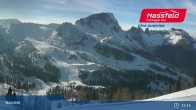 Archiv Foto Webcam Nassfeld: Blick ins Skigebiet 14:00