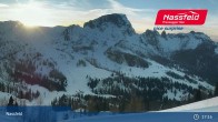 Archiv Foto Webcam Nassfeld: Blick ins Skigebiet 16:00