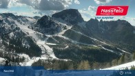 Archiv Foto Webcam Nassfeld: Blick ins Skigebiet 16:00
