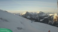 Archived image Webcam Outlook at Goldeck mountain 07:00