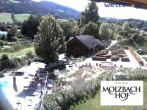 Archived image Webcam The hotel Molzbachhof in Kirchberg am Wechsel 15:00