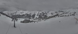 Archived image Webcam Panoramic View Damüls – Top station Uga Express 08:00