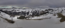 Archiv Foto Webcam Panoramakamera Damüls – Bergstation Uga Express 06:00