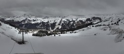 Archived image Webcam Panoramic View Damüls – Top station Uga Express 11:00