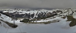 Archived image Webcam Panoramic View Damüls – Top station Uga Express 07:00