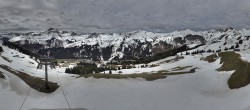 Archived image Webcam Panoramic View Damüls – Top station Uga Express 11:00