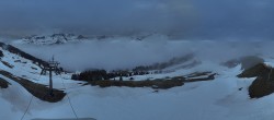 Archiv Foto Webcam Panoramakamera Damüls – Bergstation Uga Express 19:00