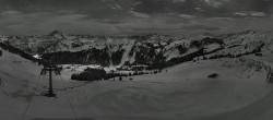 Archived image Webcam Panoramic View Damüls – Top station Uga Express 05:00