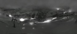 Archived image Webcam Panoramic View Damüls – Top station Uga Express 23:00