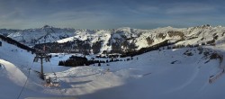 Archiv Foto Webcam Panoramakamera Damüls – Bergstation Uga Express 07:00