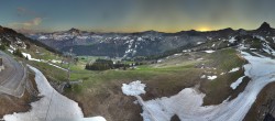 Archiv Foto Webcam Panoramakamera Damüls – Bergstation Uga Express 19:00