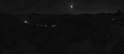 Archived image Webcam Panoramic View Damüls – Top station Uga Express 23:00