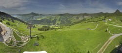 Archiv Foto Webcam Panoramakamera Damüls – Bergstation Uga Express 09:00