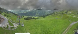 Archived image Webcam Panoramic View Damüls – Top station Uga Express 13:00