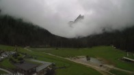 Archiv Foto Webcam Dolomitenhof Sexten - Blick auf die Langlaufloipe 02:00