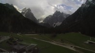Archived image Webcam Dolomitenhof Sexten - Cross-Country Skiing Trail 17:00
