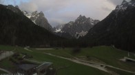 Archived image Webcam Dolomitenhof Sexten - Cross-Country Skiing Trail 19:00