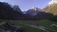 Archived image Webcam Dolomitenhof Sexten - Cross-Country Skiing Trail 05:00