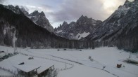 Archived image Webcam Dolomitenhof Sexten - Cross-Country Skiing Trail 07:00