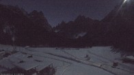 Archiv Foto Webcam Dolomitenhof Sexten - Blick auf die Langlaufloipe 05:00