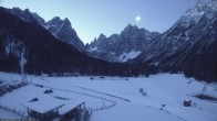 Archived image Webcam Dolomitenhof Sexten - Cross-Country Skiing Trail 06:00