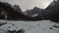 Archiv Foto Webcam Dolomitenhof Sexten - Blick auf die Langlaufloipe 13:00