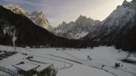 Archived image Webcam Dolomitenhof Sexten - Cross-Country Skiing Trail 15:00