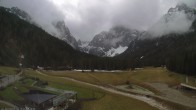 Archiv Foto Webcam Dolomitenhof Sexten - Blick auf die Langlaufloipe 09:00