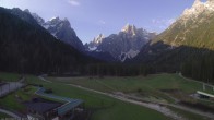 Archived image Webcam Dolomitenhof Sexten - Cross-Country Skiing Trail 06:00