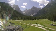 Archiv Foto Webcam Dolomitenhof Sexten - Blick auf die Langlaufloipe 11:00
